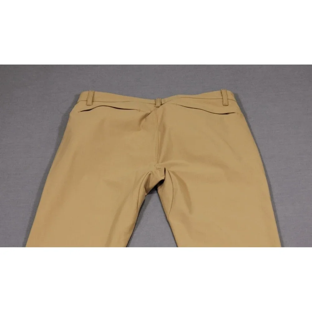 Fabletics Pants Mens Fits Tan The Only Performance Golf Chino Stretch 33